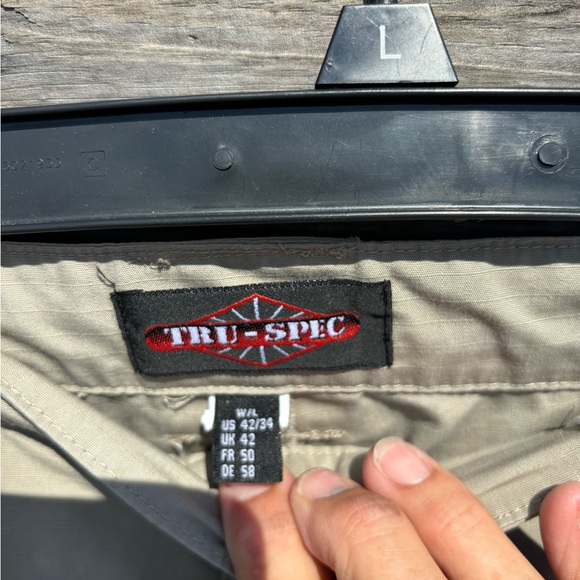 Tru-Spec 24/7 Ascent Pants 2 Pair Khaki Brown Men’s Size 42/34 Work Camping Hike - Picture 2 of 15